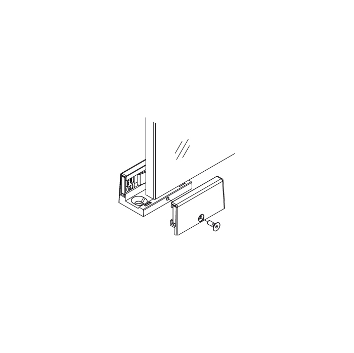 Guide infrieur autoserrant, double