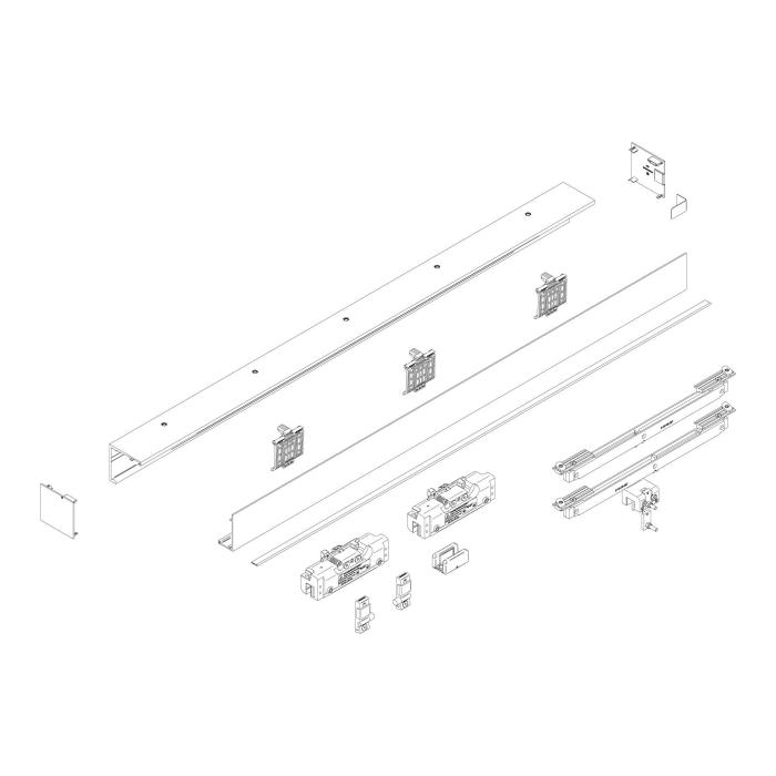 MUTO Comfort XL 80 set complet, pour largeur de porte de 900 mm