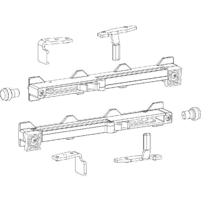 2 x Soft-Stop pour 1 porte coulissante Fluido+ 70