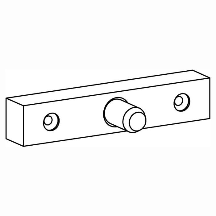 Pivot pour portes battantes  appliquer sur profils Fluido+ 70 et 110