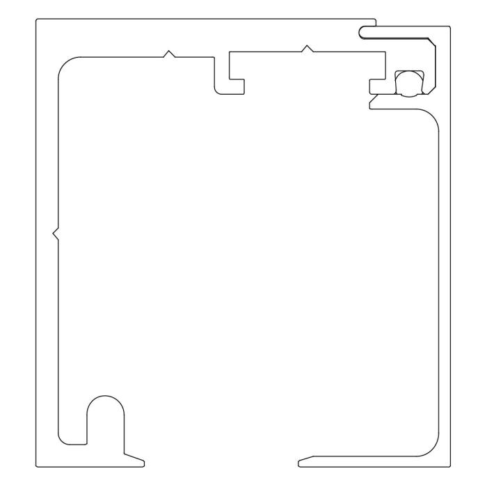 Profil kit for sliders for Fluido+ 70 and 110