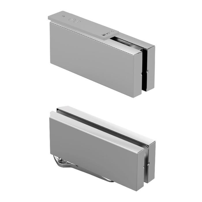 VERTO XL, VT 150E30, set hinges hydraulic, upper and lower, for heavy doors