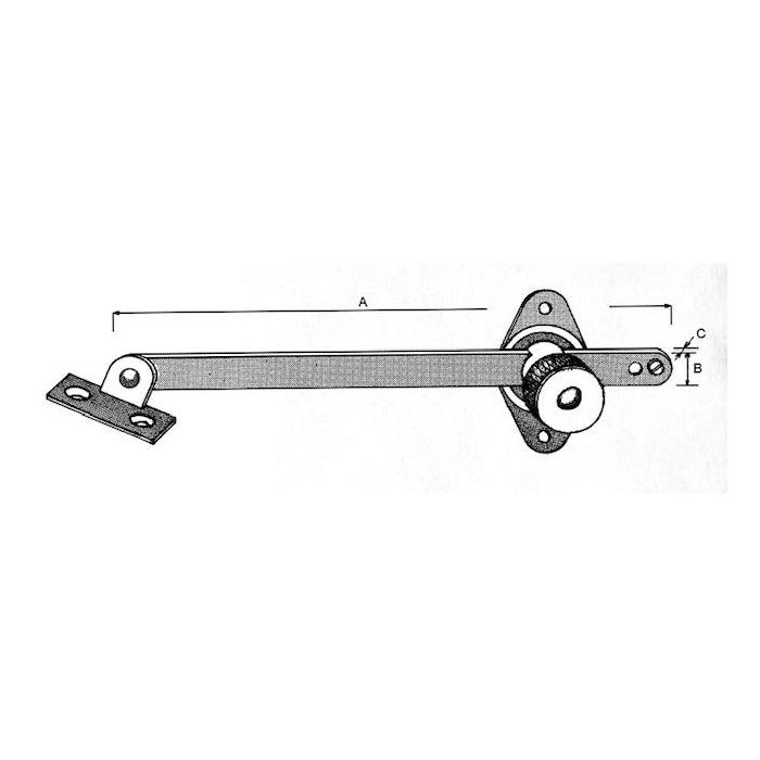 opening restrictor with stop