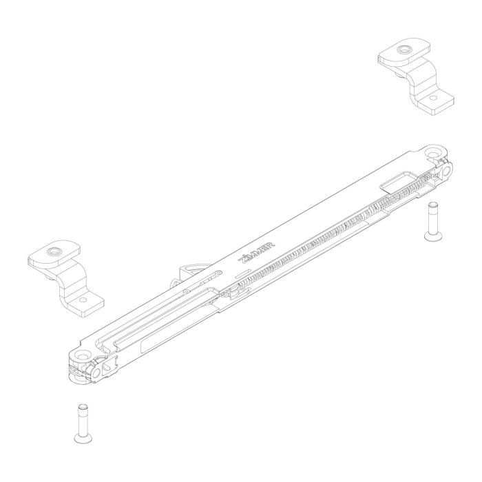 MUTO Premium Self-Closing 120 optional opening damper set