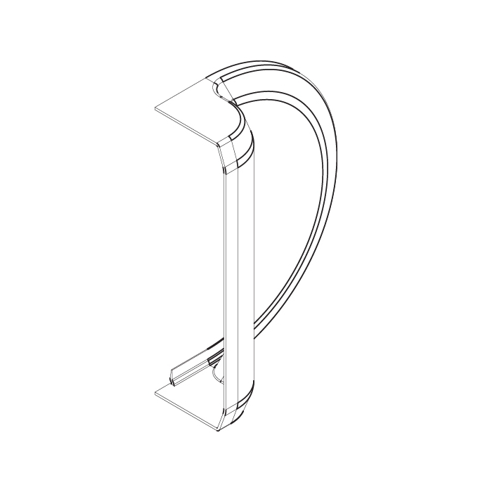 Cache rond, pour querre de fermeture HAWA-Toplock