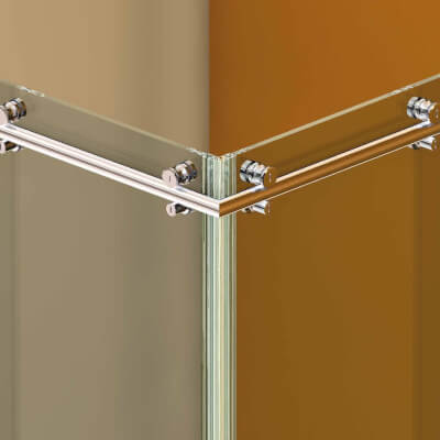 Sliding door systems for showers Colcom Hip-Zac, round rail
