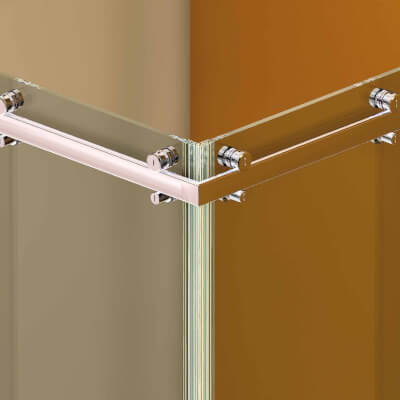 Sliding door systems for showers Colcom Hip-Zac, square rail
