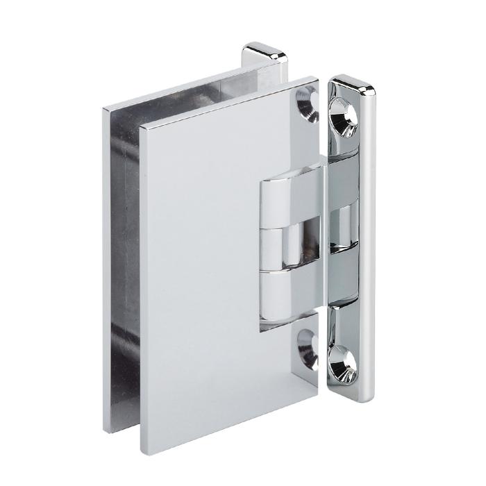 Shower hinge Mlora, with double-plated mounting