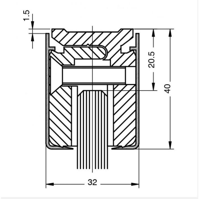 Glass clamp profile, assembly without holes