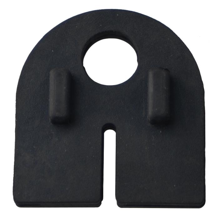 Rubber inlay for glass clamp model F5