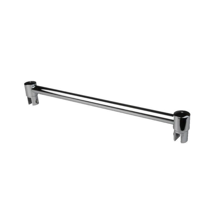 Stabilisation bar with 2 clamp holders rotatable