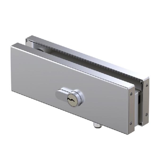 VERTO floor-mounted lock suitable for VERTO hydraulic hinges
