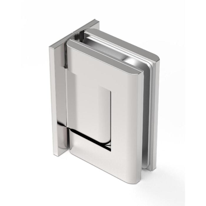 Hydraulic hinge Biloba BL 8010 BT JC with double-sided bracket also for saunas, steam rooms and swimming pools