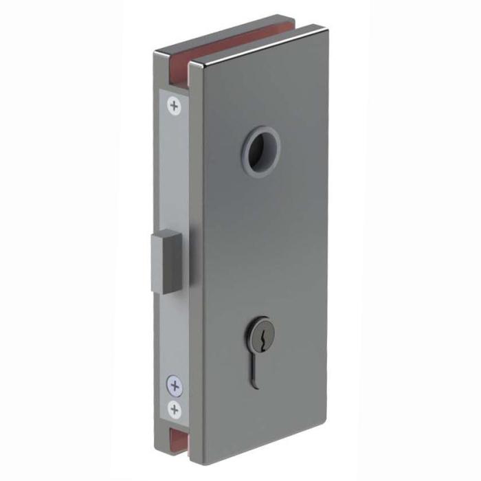 Magnetica - Vertical lock key-key with magnetic latch for swing doors