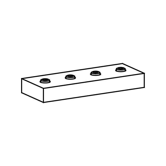 Connection insert for fixed glass for Fluido+ 70 und 110