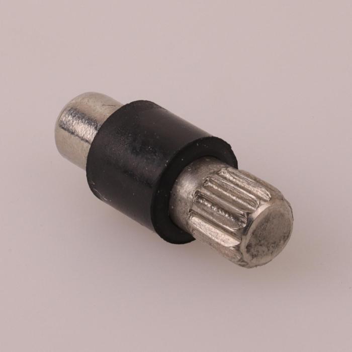 Security pin for glass clamp model F6.1