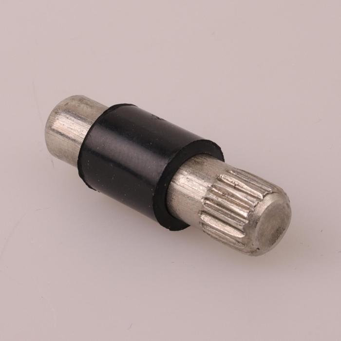 Security pin for glass clamp model F4.1