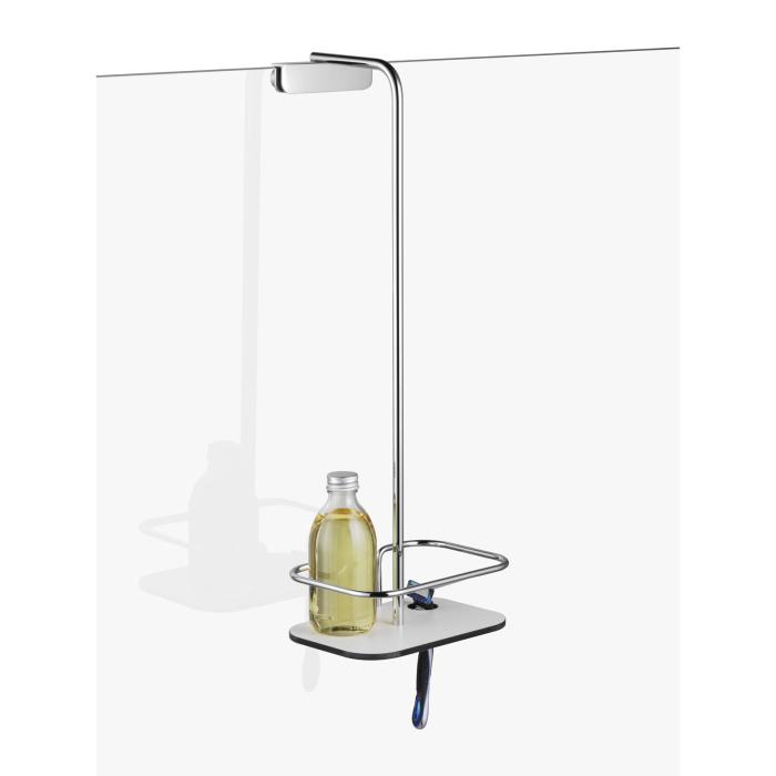 Vipa, shower caddy free-hanging including a razor holder, with shelf HPL