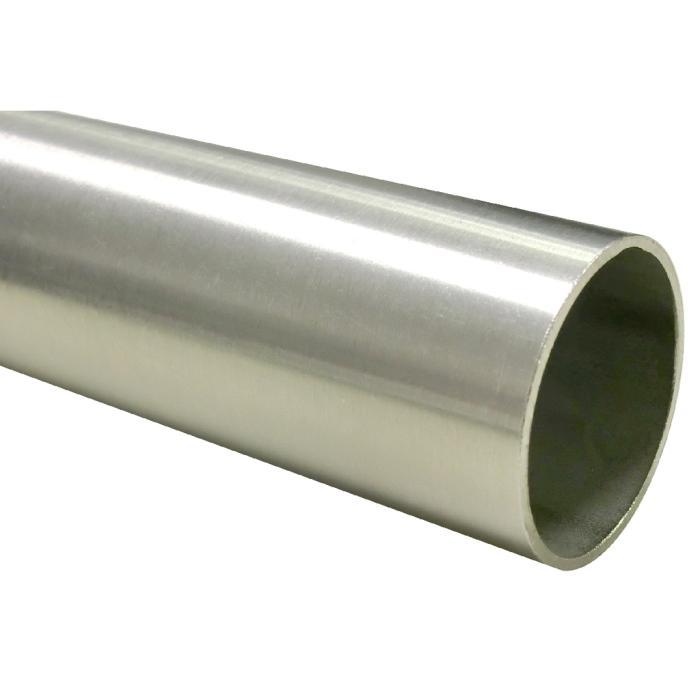 Tube  16mm, wallthickness 1,0mm, stock length=5m, stainless steel AISI 304 satined